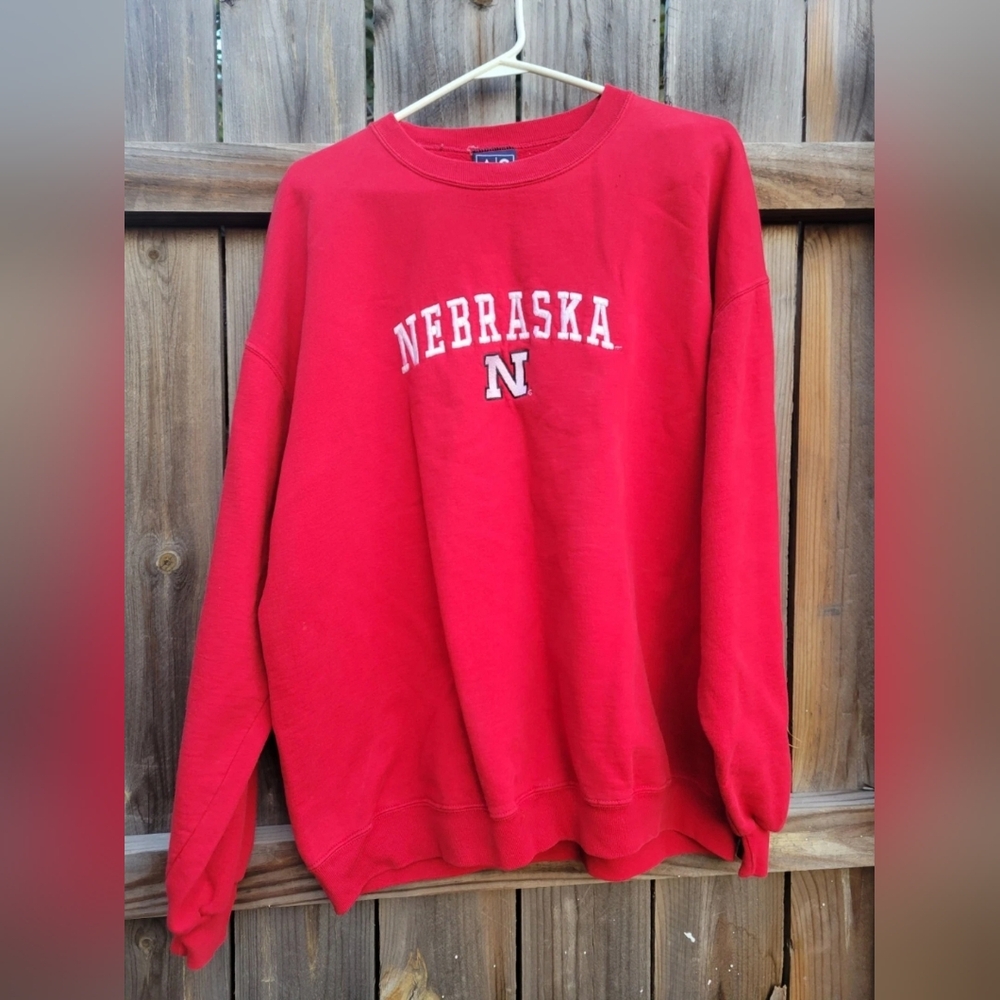 University Of Nebraska Cornhuskers collegiate Women's Sweatshirt red XL AS
